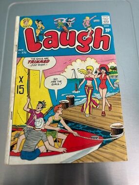 Vintage Laugh Comics #271 Oct Archie Series 20¢ Bronze Age Comic Betty Veronica
